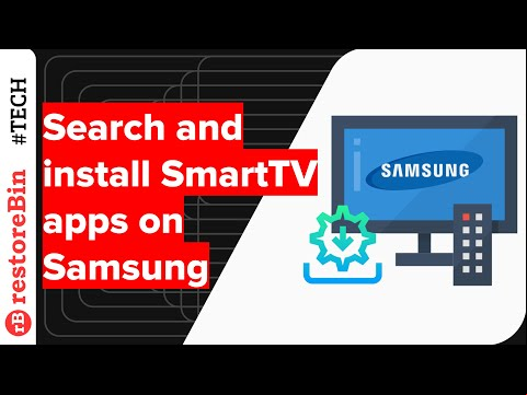 Samsung Smart TV Apps - How to search and  Smart Apps on TV?