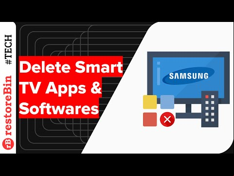 How to delete Samsung Smart TV app or applications?