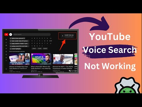 YouTube Voice Search Not Working on Android TV (2025) | Google TV