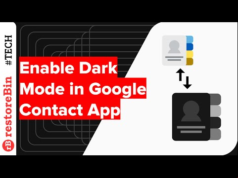 Enable/Disable Dark Theme for Android Phone and  App